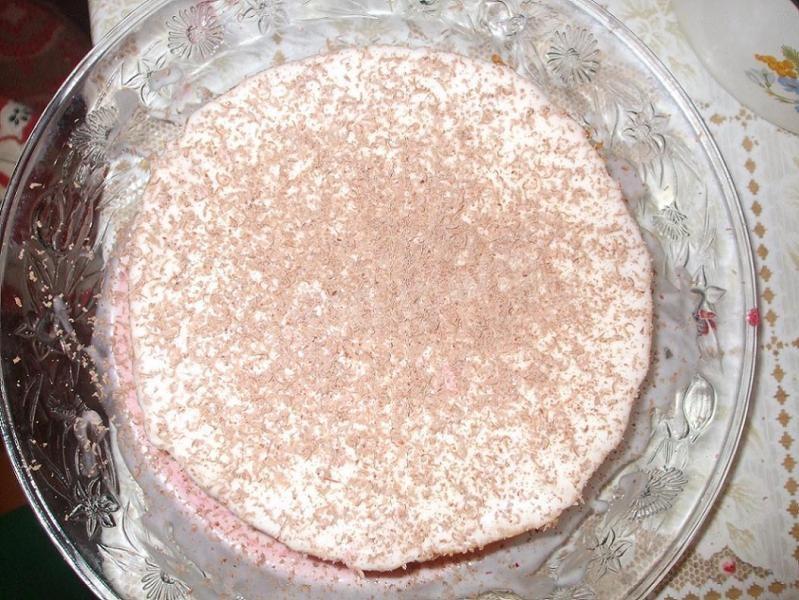 Шаг 1 приготовления Домашний клюквенный торт с клюквой