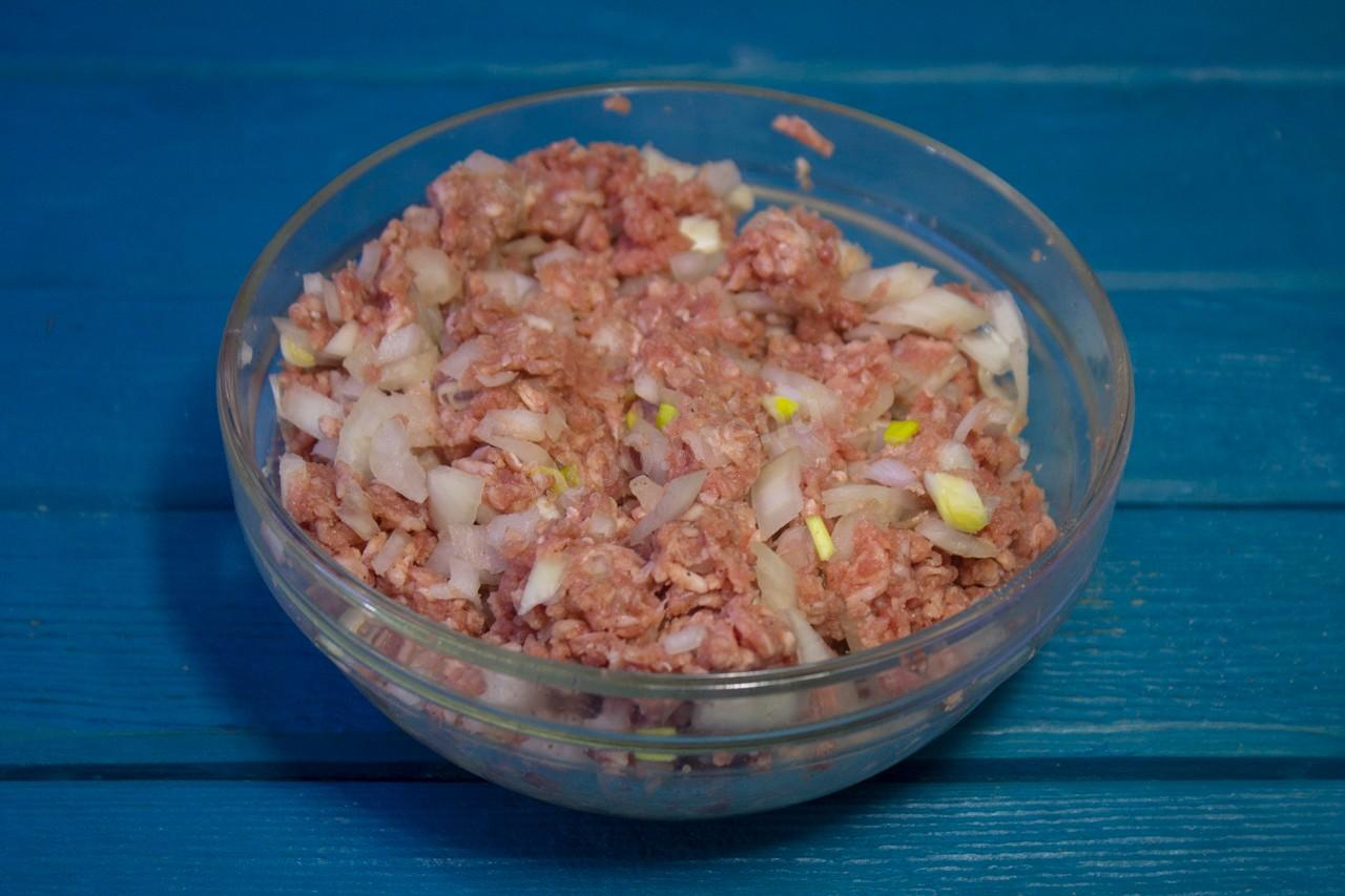Шаг 10 приготовления Пирог с фаршем и картофелем