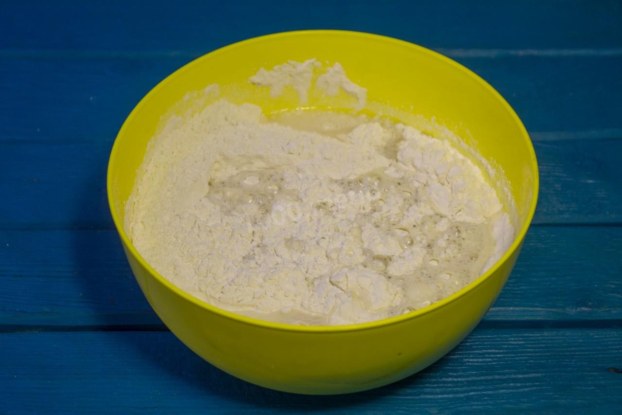 Шаг 3 приготовления Пирог с фаршем и картофелем