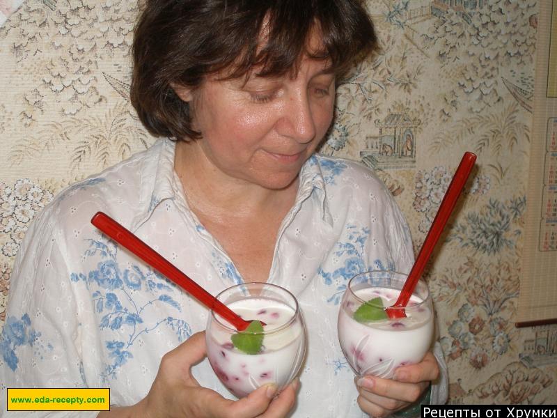 Шаг 10 приготовления Бланманже из сметаны