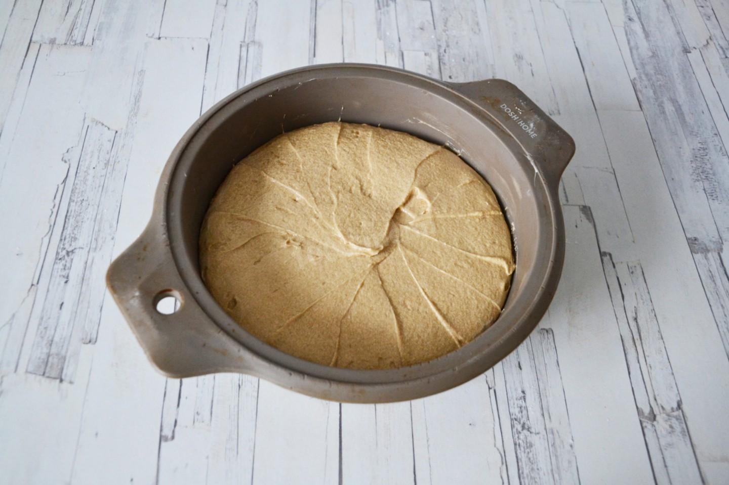 Шаг 10 приготовления Кофейный пирог на кефире