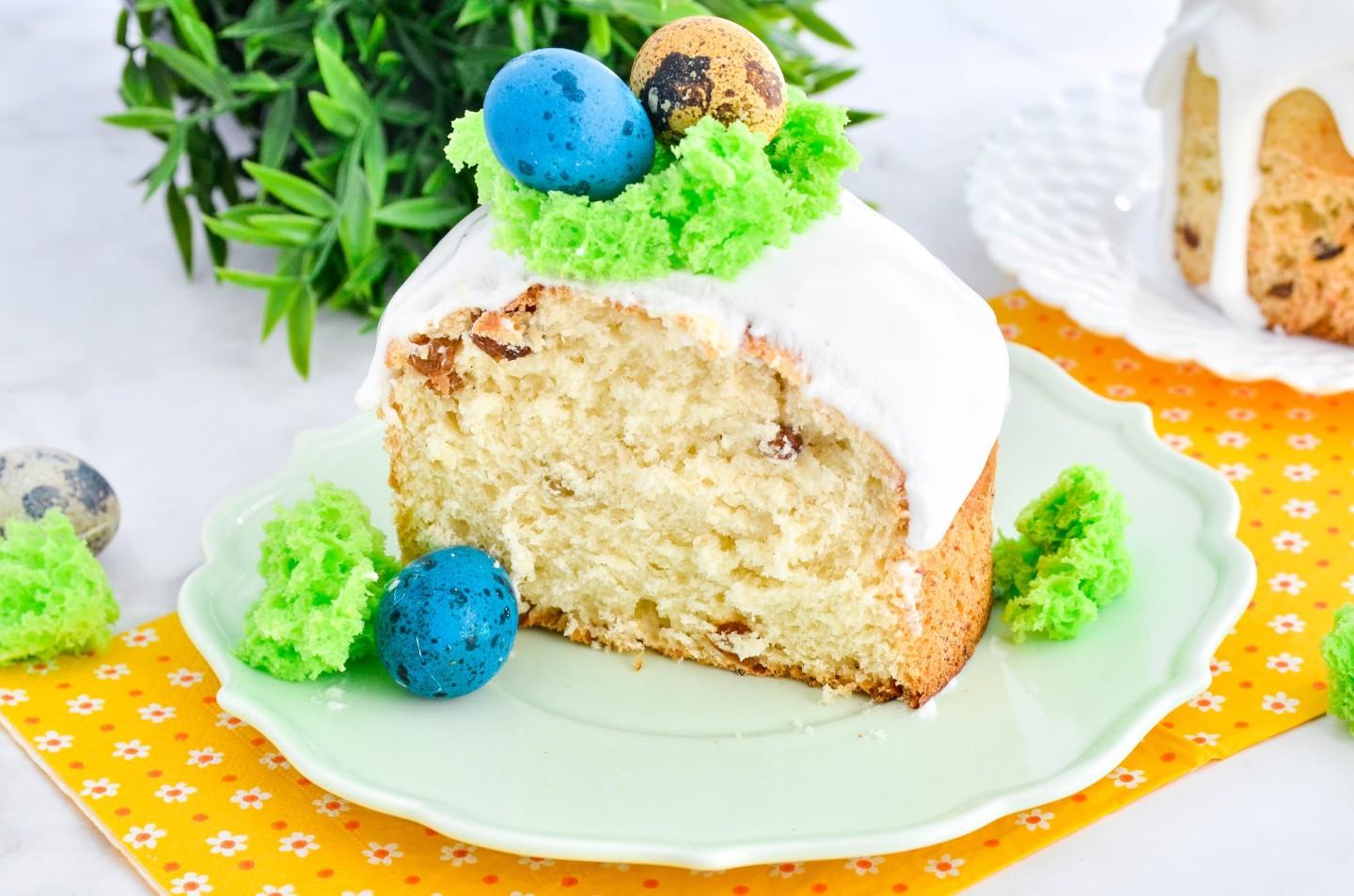 Шаг 21 приготовления Пасхальный кулич творожный
