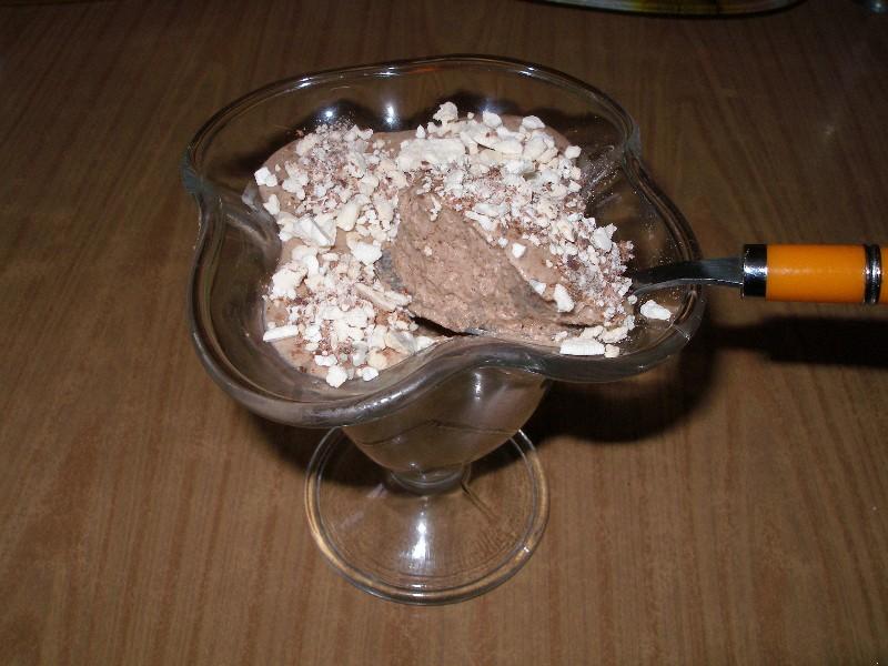 Шаг 13 приготовления Десерт Шоколадный крем суфле