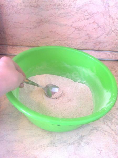 Шаг 3 приготовления Постный шоколадный кекс на воде