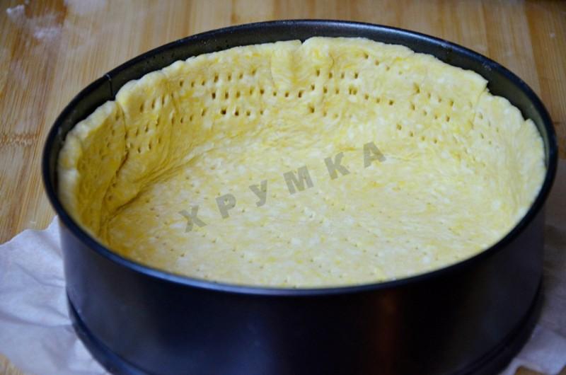 Шаг 9 приготовления Киш французский луковый пирог