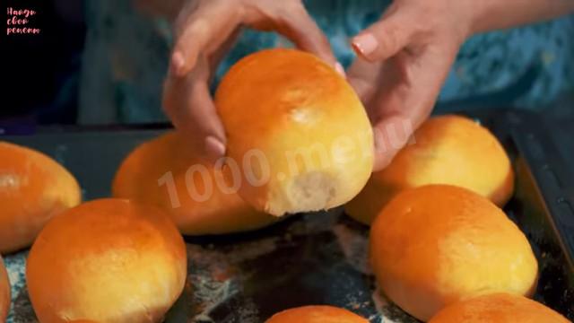 Шаг 30 приготовления Пирожки с картошкой капустой и сосиской