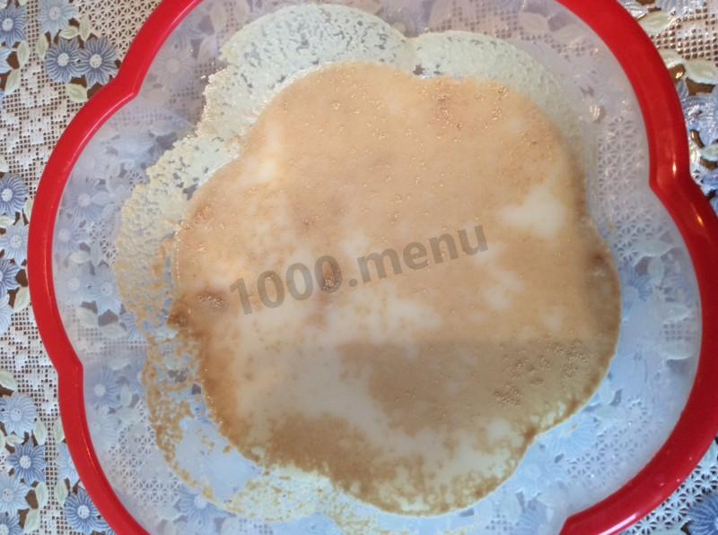 Шаг 1 приготовления Пирог с ливером и картошкой