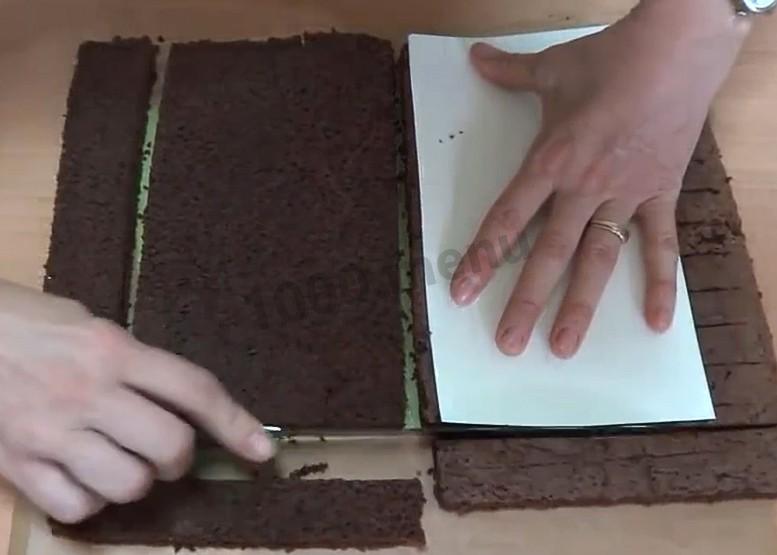 Шаг 15 приготовления Торт Паровозик Томас