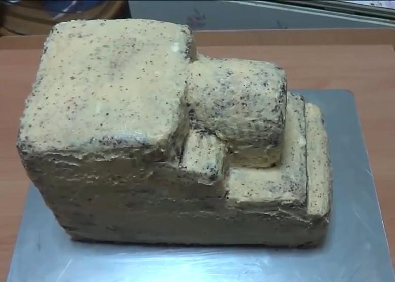 Шаг 25 приготовления Торт Паровозик Томас