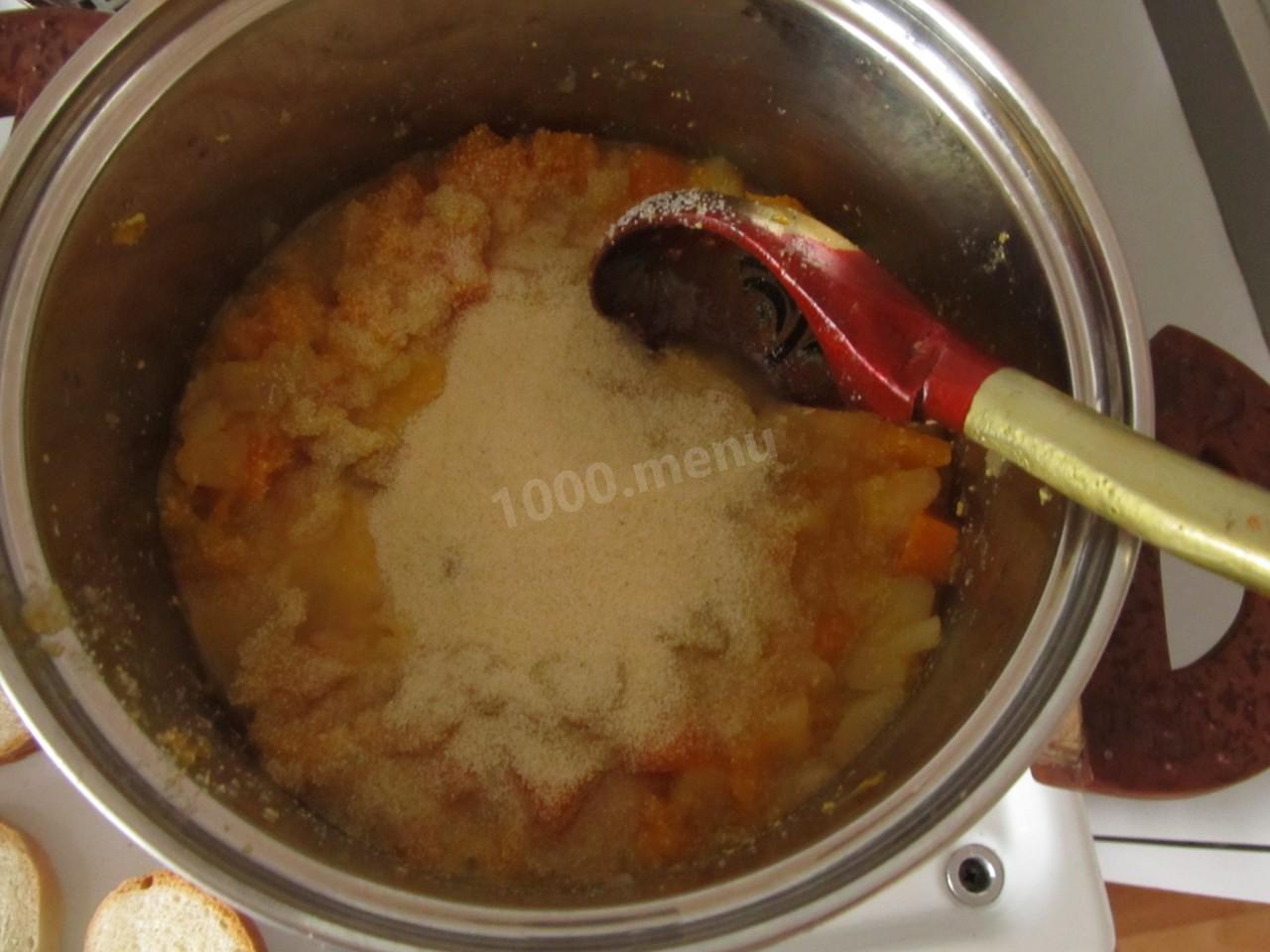 Шаг 4 приготовления Тыквенно яблочный пудинг