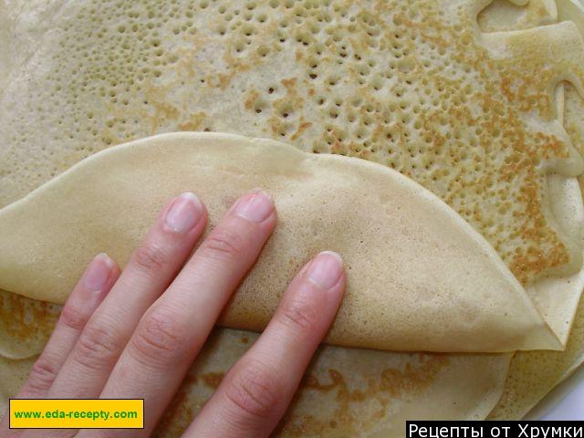 Шаг 11 приготовления Вегетарианские блины на соевом молоке и воде