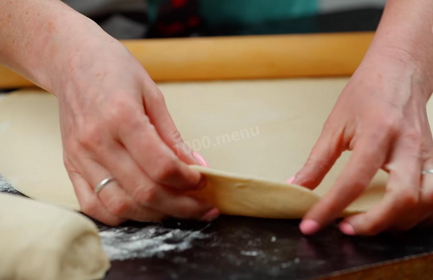 Шаг 19 приготовления Пирог с курицей и картошкой на кефире