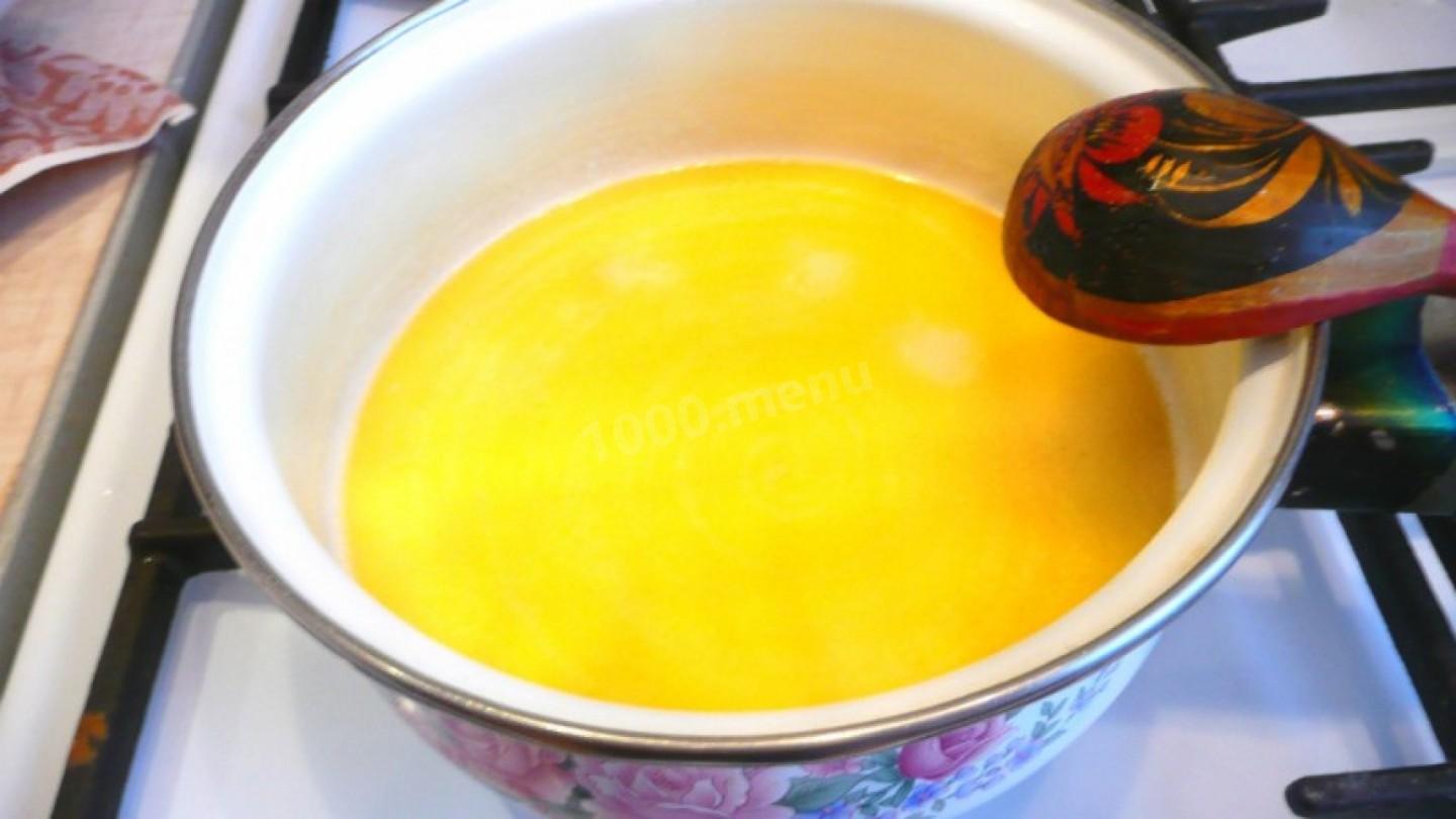 Шаг 3 приготовления Профитроли с молочным кремом