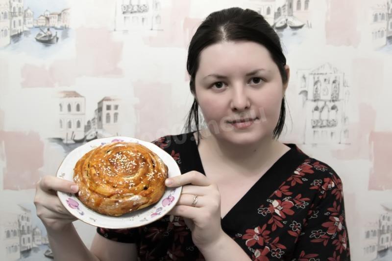 Шаг 21 приготовления Хала с изюмом