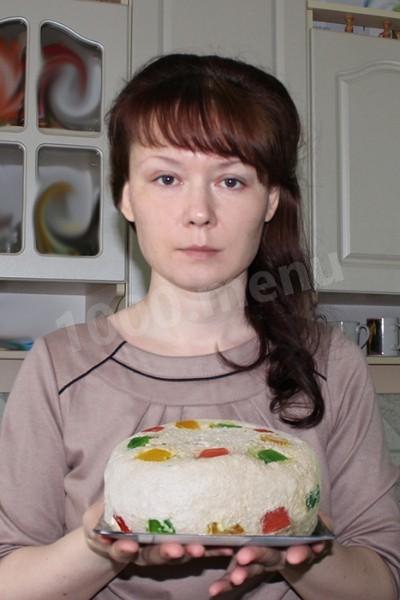 Шаг 13 приготовления Пасха шоколадная без яиц