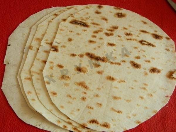 Шаг 1 приготовления Сырный пирог из лаваша в духовке