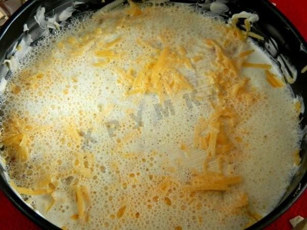 Шаг 6 приготовления Сырный пирог из лаваша в духовке