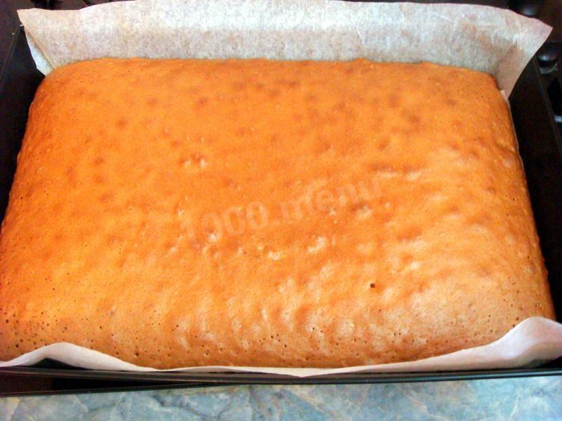 Шаг 17 приготовления Пляцок Клубника в шоколаде с йогуртом