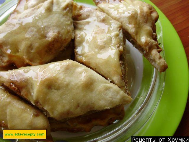 Шаг 25 приготовления Пахлава из дрожжевого теста