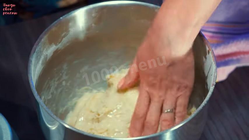 Шаг 9 приготовления Сдобные булочки с сахаром и корицей на кефире