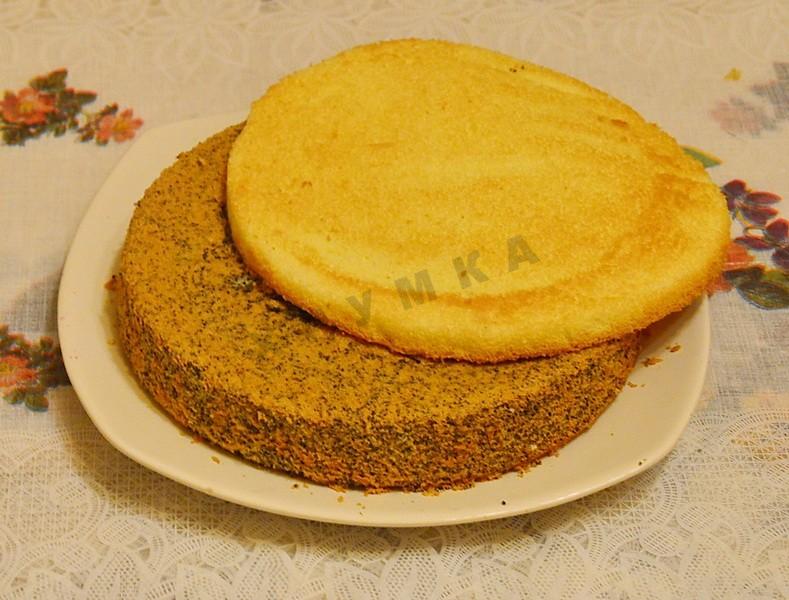 Шаг 10 приготовления Торт Клубничный поцелуй