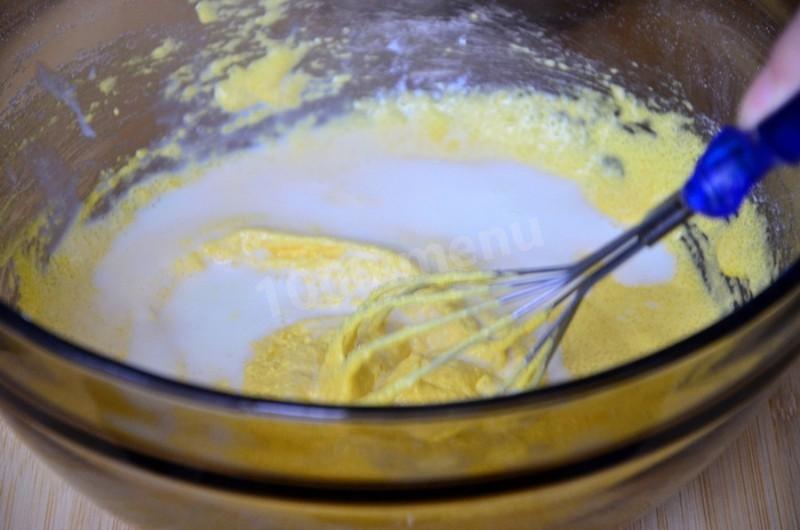 Шаг 5 приготовления Ванильный Крем для торта наполеон на желтках