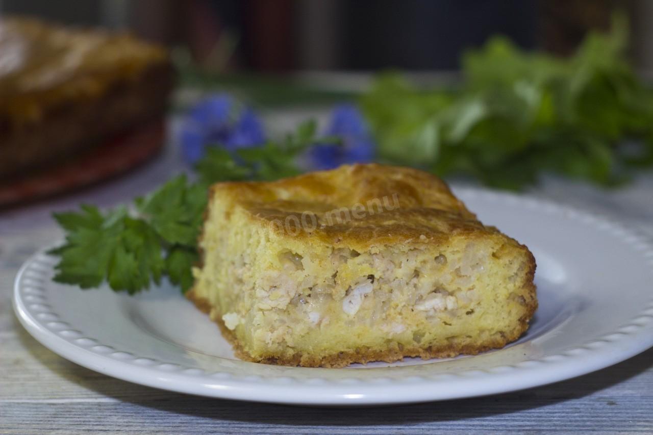 Шаг 22 приготовления Пирог с рисом и фаршем