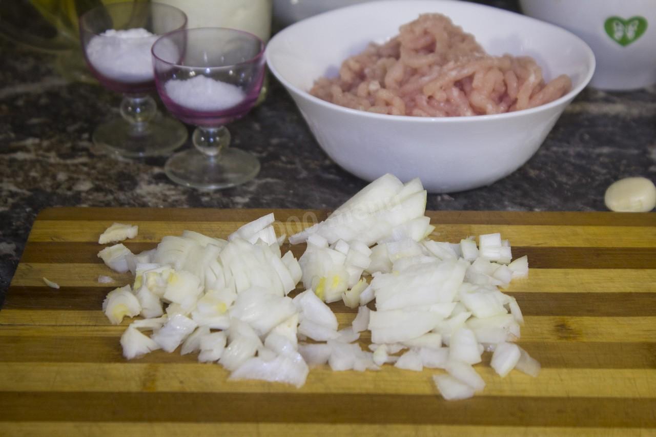 Шаг 3 приготовления Пирог с рисом и фаршем