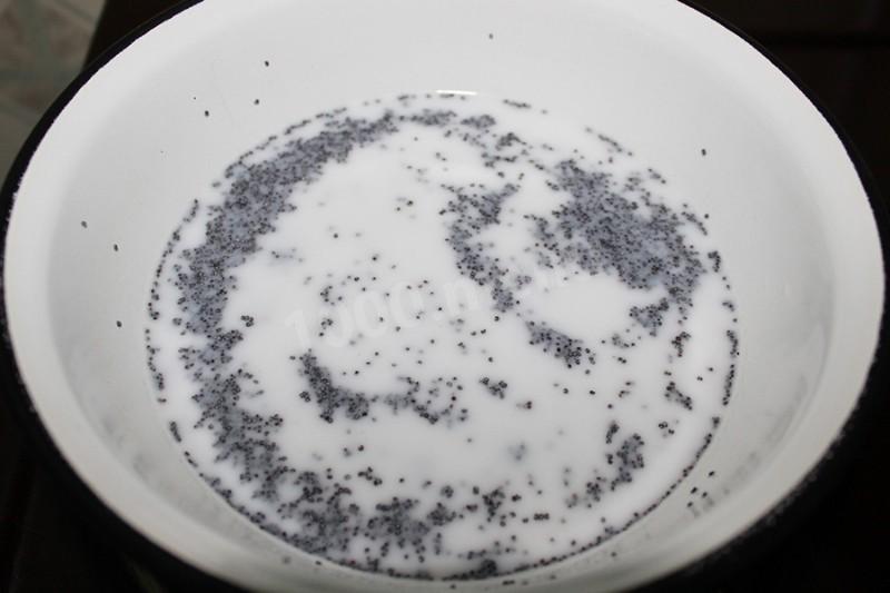Шаг 7 приготовления Маковники булочки с маком и корицей