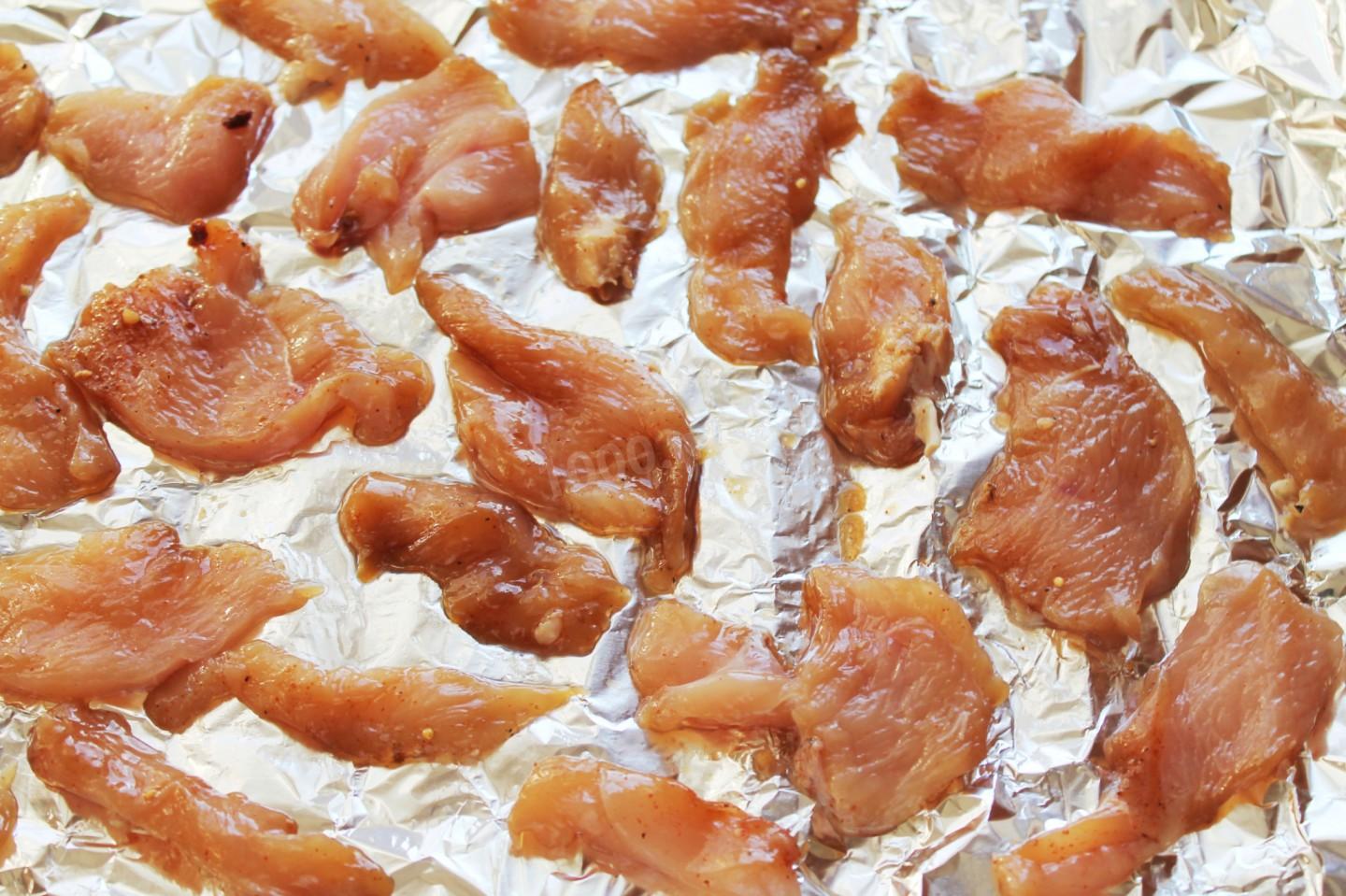 Шаг 8 приготовления Куриные чипсы