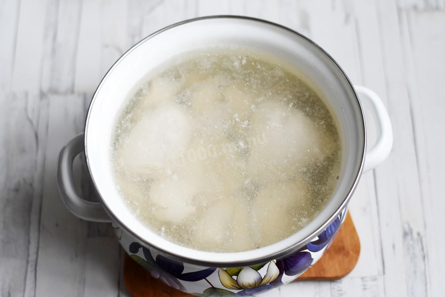 Шаг 3 приготовления Суфле из курицы в духовке