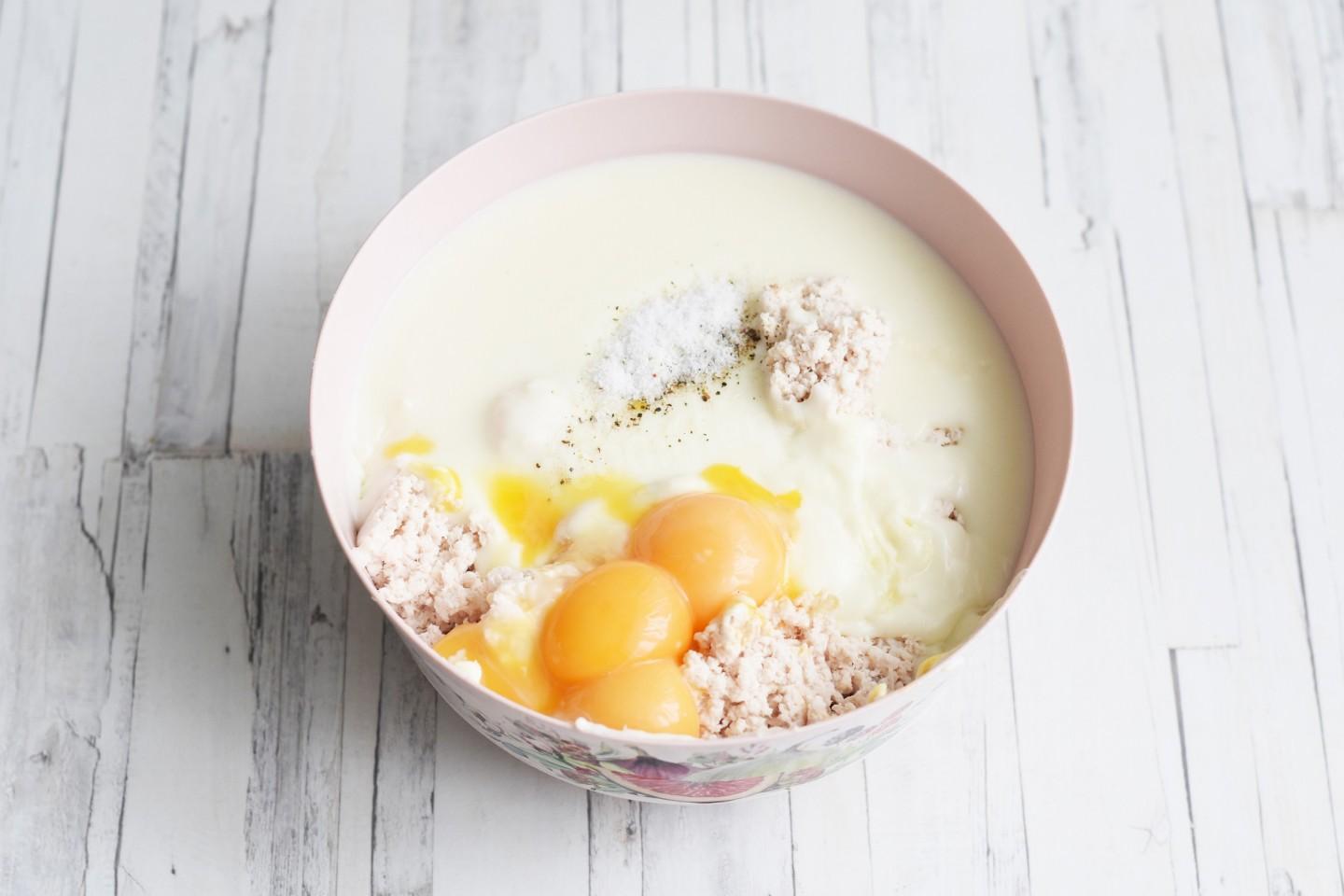 Шаг 9 приготовления Суфле из курицы в духовке