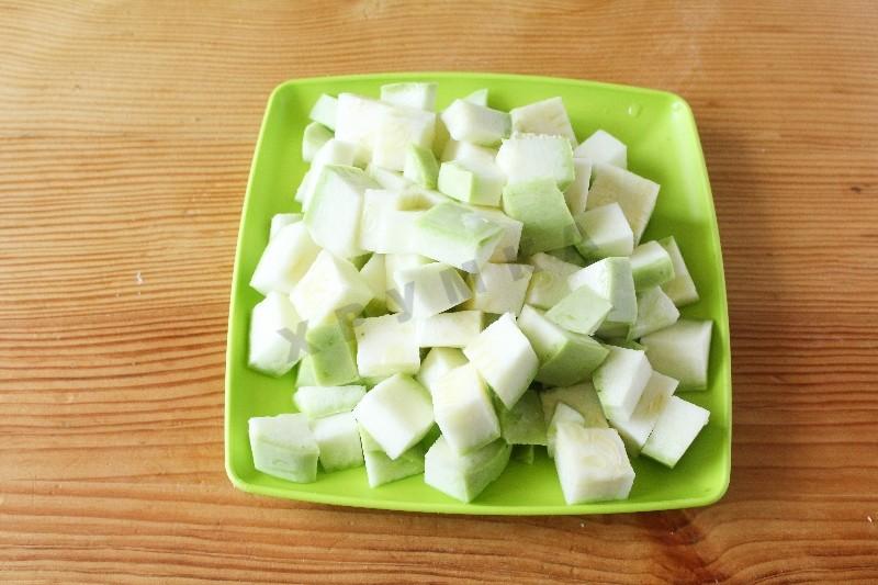 Шаг 2 приготовления Вареные кабачки быстро и вкусно