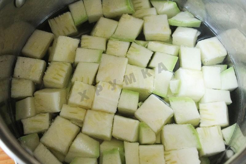 Шаг 3 приготовления Вареные кабачки быстро и вкусно
