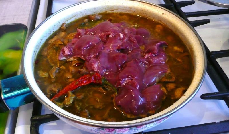 Шаг 12 приготовления Кучмачи по-грузински