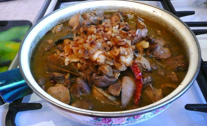 Шаг 13 приготовления Кучмачи по-грузински