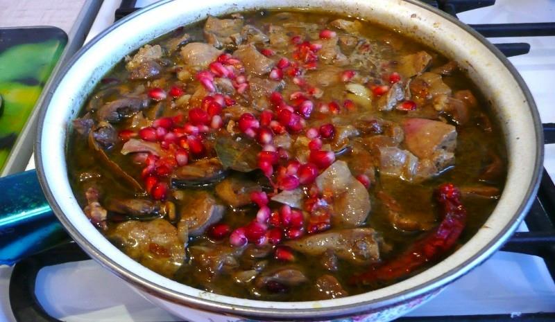 Шаг 14 приготовления Кучмачи по-грузински