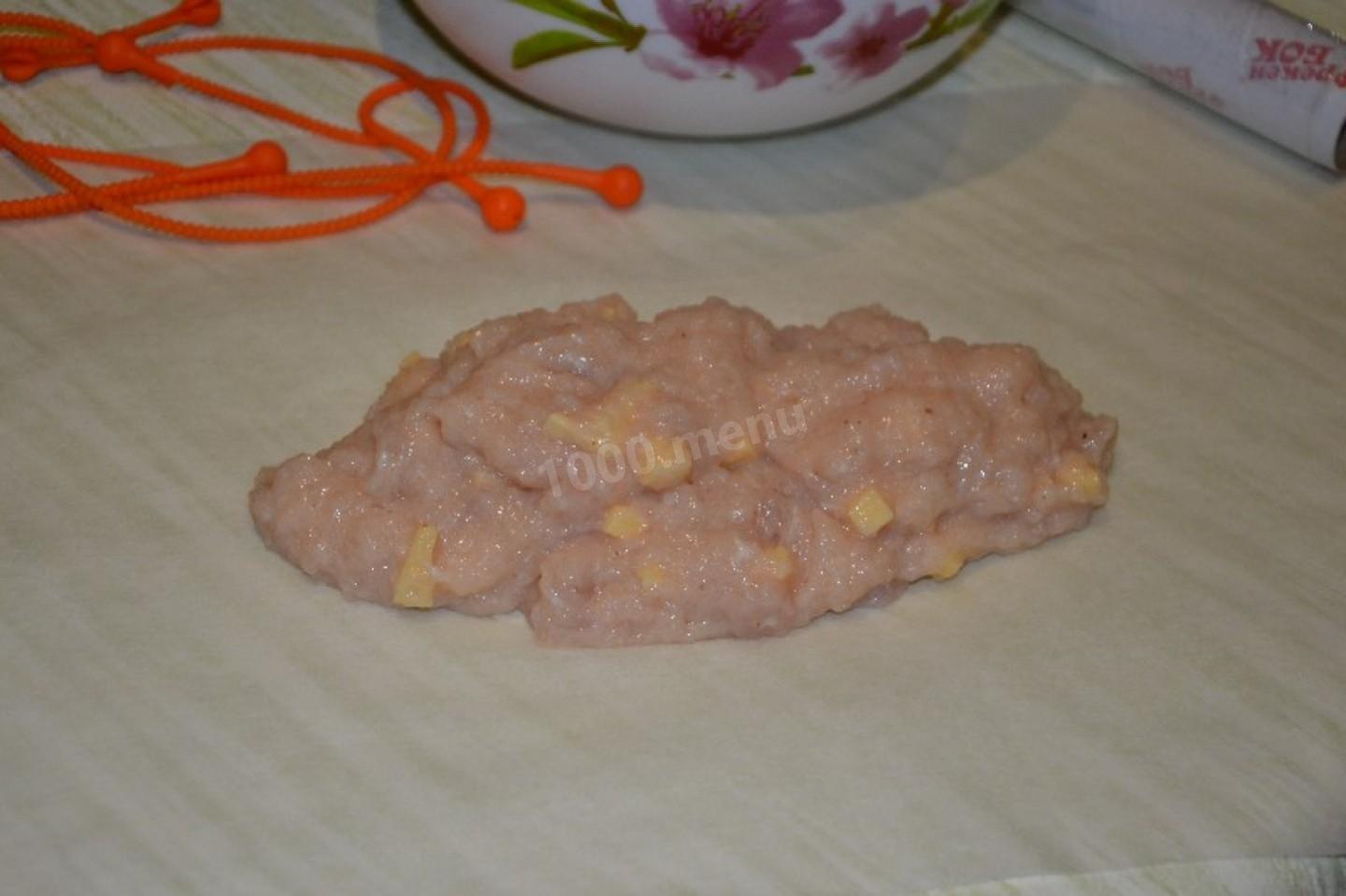 Шаг 10 приготовления Колбаса домашняя куриная с сыром