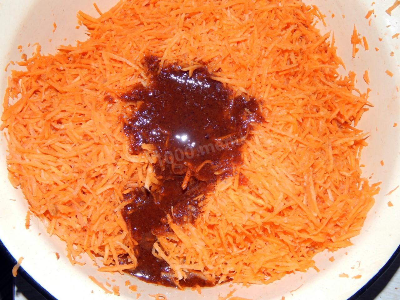 Шаг 4 приготовления Морковча домашняя