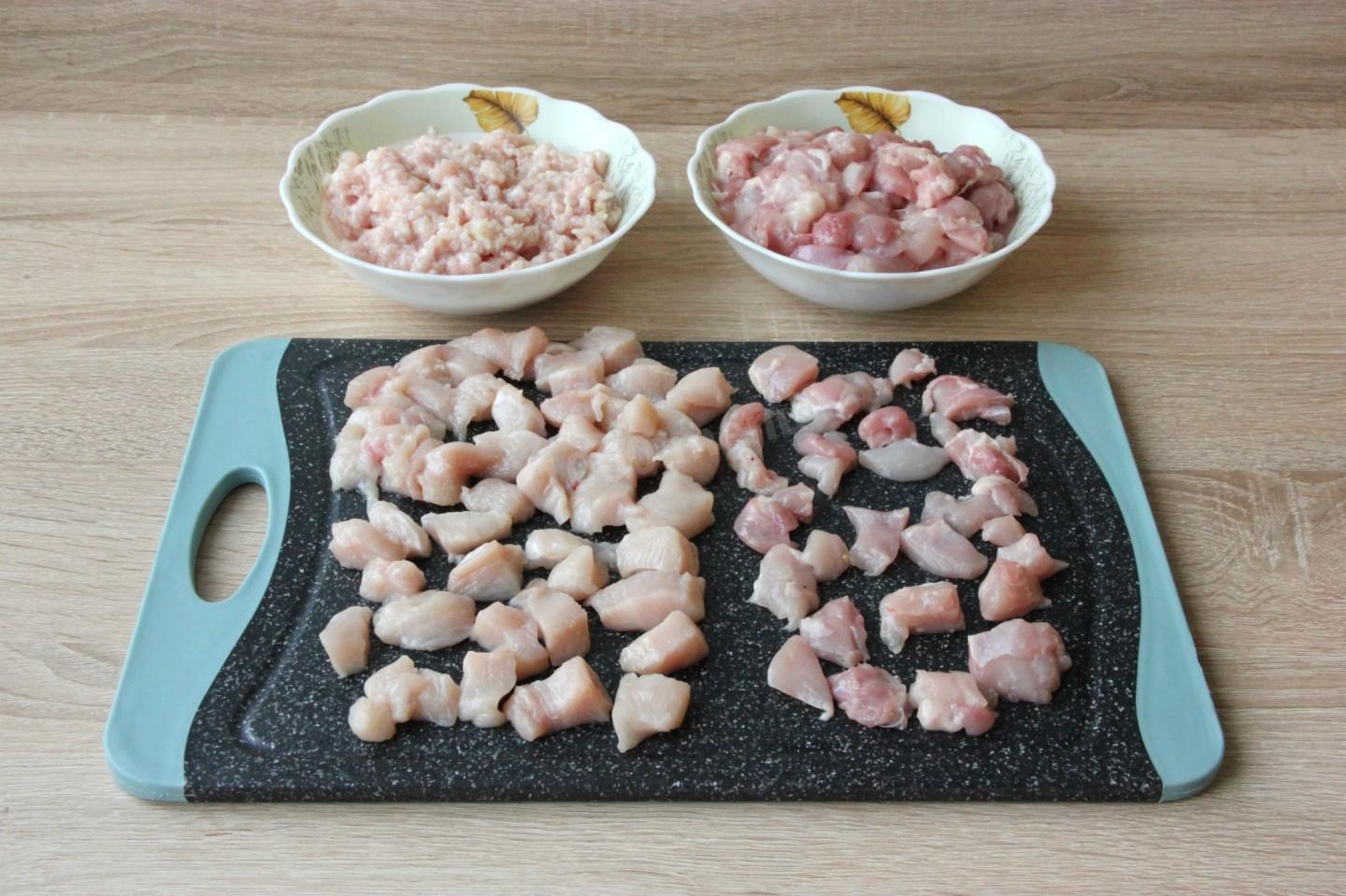 Шаг 2 приготовления Ветчина куриная