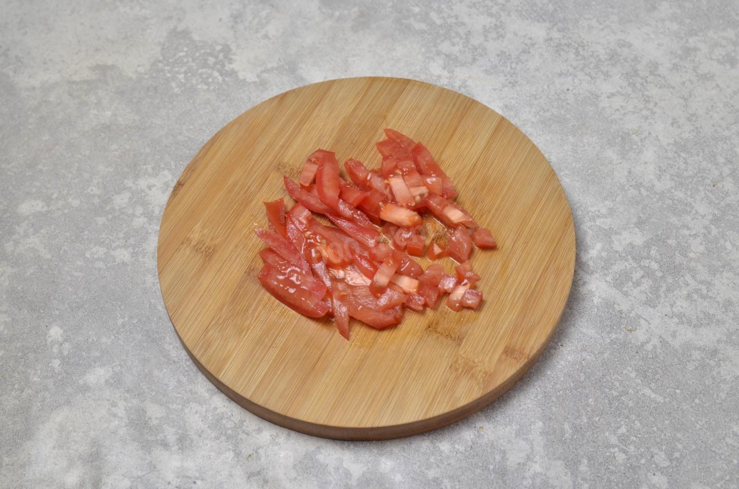 Шаг 6 приготовления ПП Шаурма с курицей в лаваше