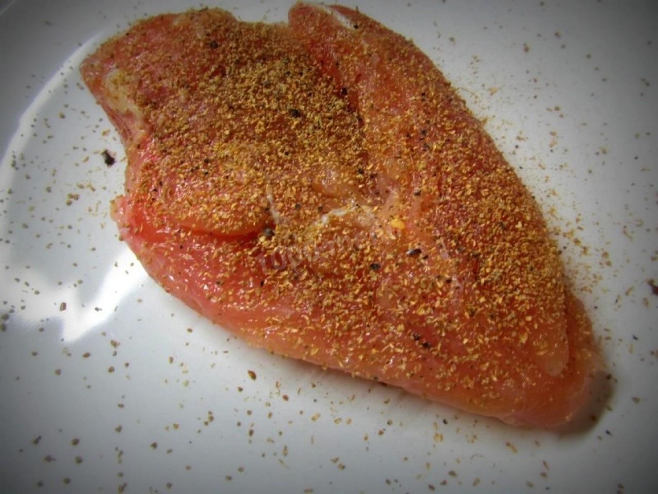 Шаг 3 приготовления вяленая куриная грудка