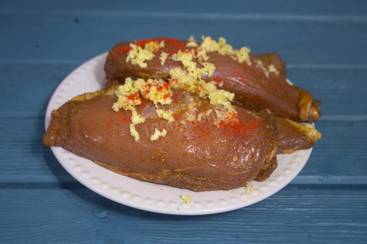 Шаг 8 приготовления Вяленая курица