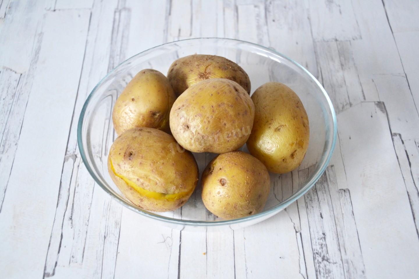 Шаг 2 приготовления Картофельные палочки с сыром