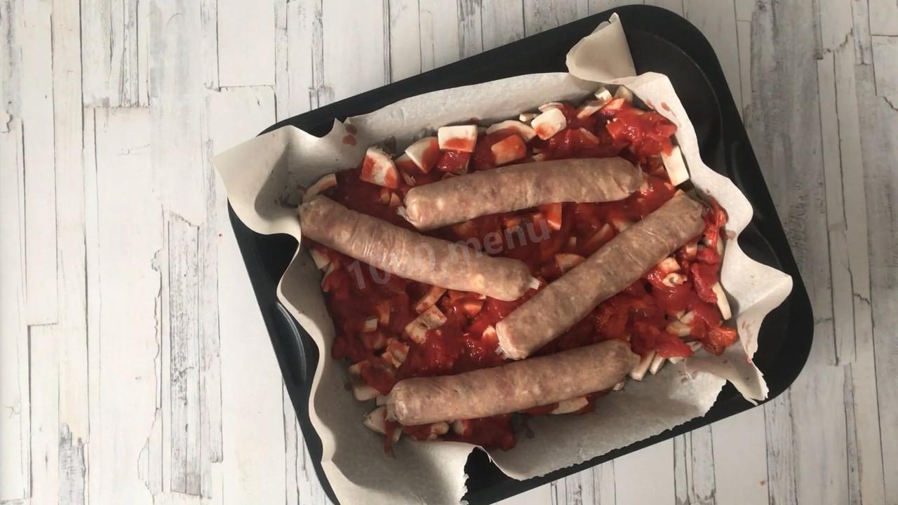 Шаг 7 приготовления Баварские колбаски в духовке