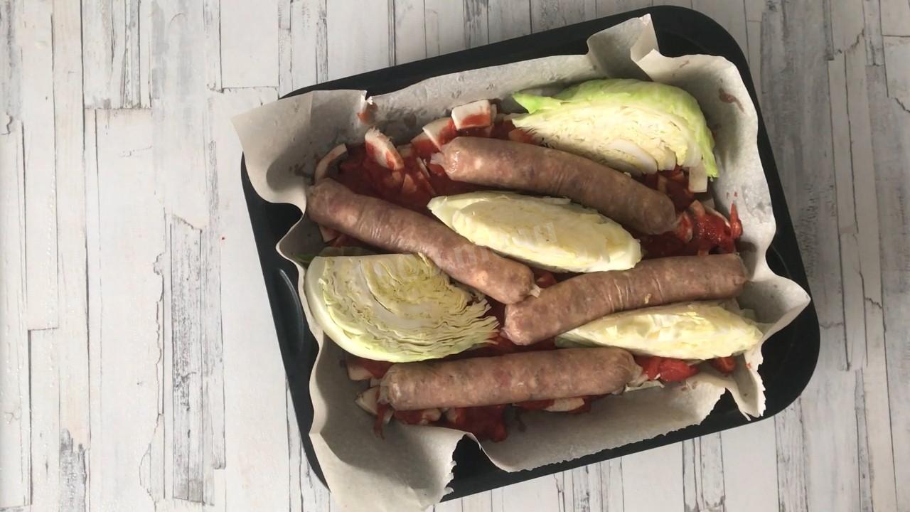 Шаг 8 приготовления Баварские колбаски в духовке