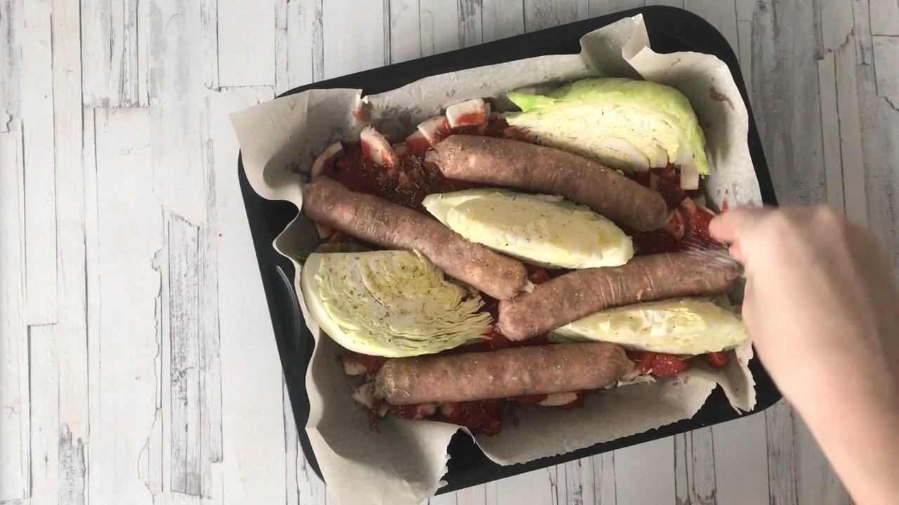Шаг 9 приготовления Баварские колбаски в духовке