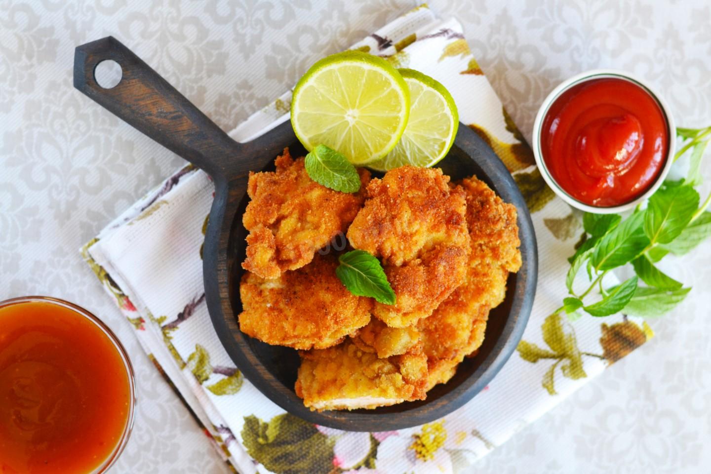 Шаг 12 приготовления Куриные наггетсы как в Макдональдсе
