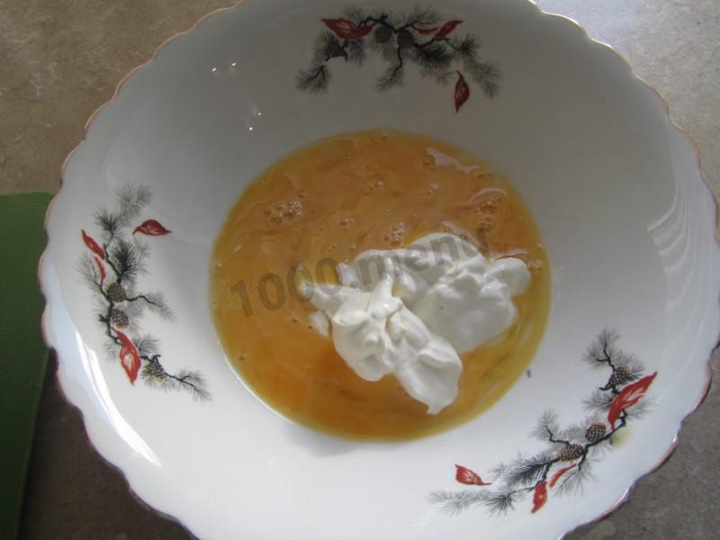 Шаг 5 приготовления Помидоры в кляре с сыром