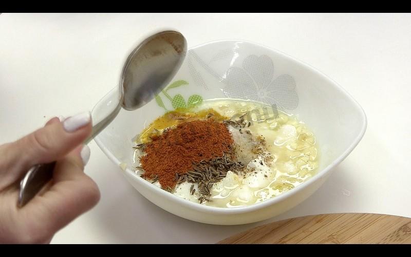 Шаг 3 приготовления Цветная капуста в кляре в духовке